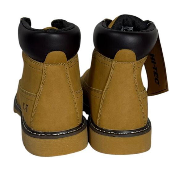 NWT Hi Tec Reznor Boots Men's  Size 9.5 6in Soft toe Tan  Work Chore - Picture 3 of 7